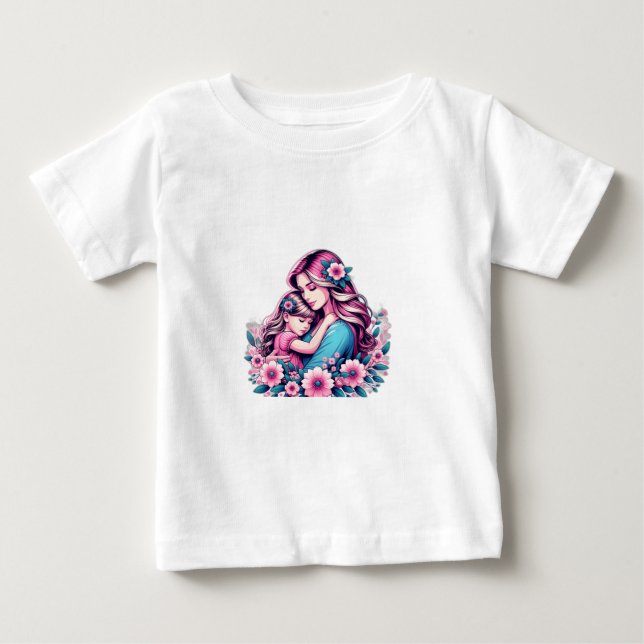 Momy's girl baby T-Shirt (Front)