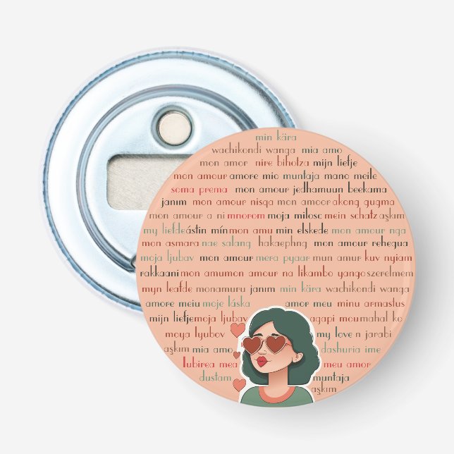 Mon Amour Bottle Opener (Front)