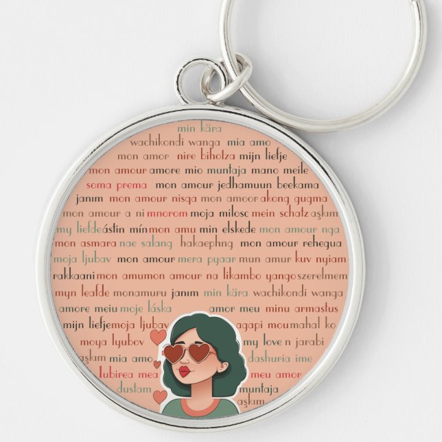 Mon Amour Keychain (Front)