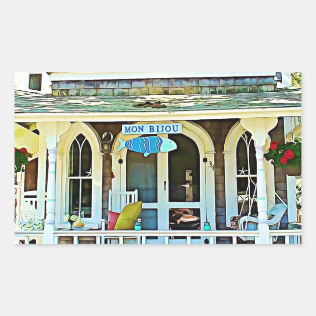 Mon Bijou Martha's Vineyard Stickers (Front)