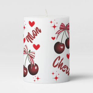Mon chery romantic  pillar candle