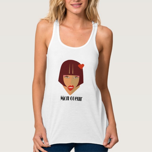 Mon Coeur Tank Top (Front)