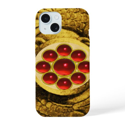 MON GEM red iPhone 15 Case