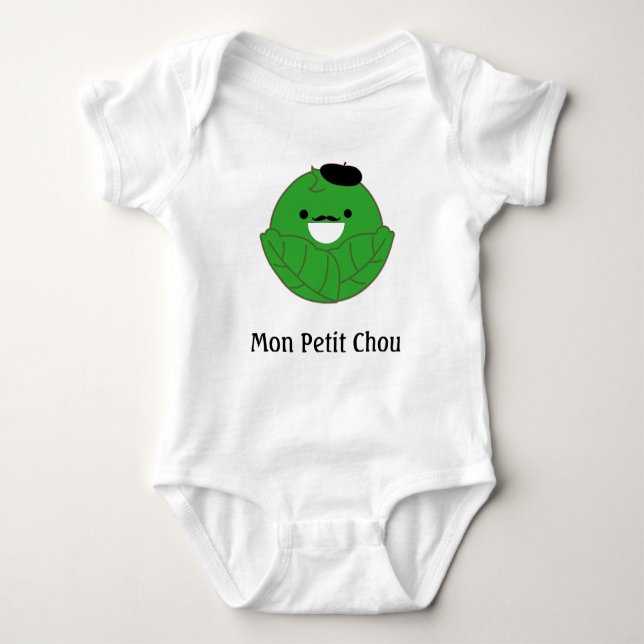 Mon Petit Chou! Baby Bodysuit (Front)