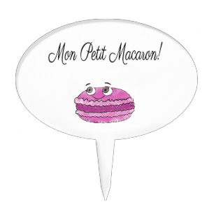 Mon Petit Macaron Cake Topper