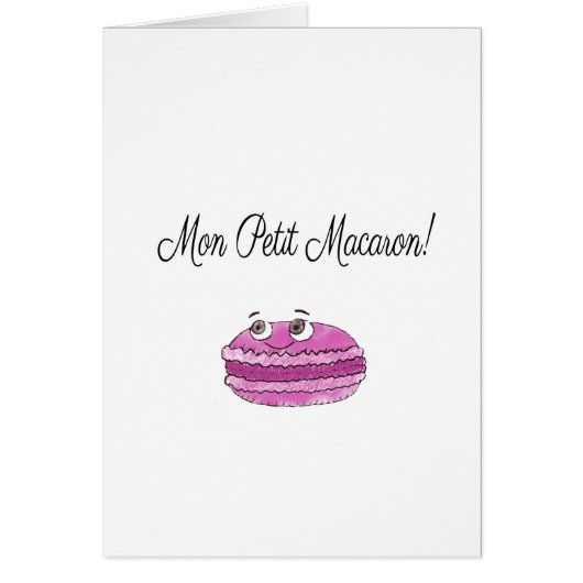 Mon Petit Macaron Cards (Front)