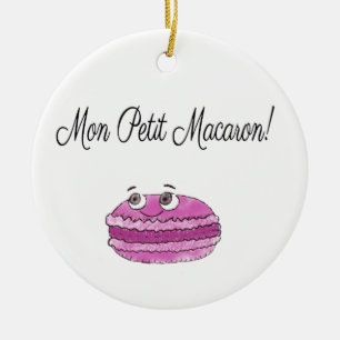 Mon Petit Macaron Ceramic Ornament