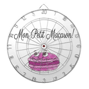 Mon Petit Macaron Dartboard With Darts