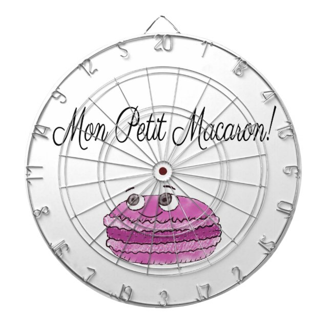 Mon Petit Macaron Dartboard With Darts (Front)