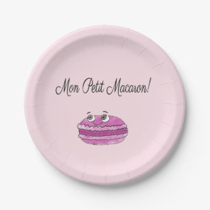 Mon Petit Macaron Paper Plates