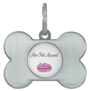 Mon Petit Macaron Pet Name Tag