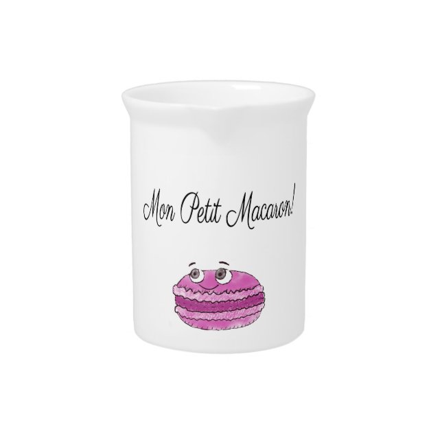 Mon Petit Macaron Pitcher (Front)