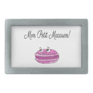 Mon Petit Macaron Rectangular Belt Buckle