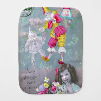 Mon petite coeur dans ce baiser 2 baby burp cloth