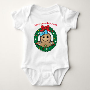 🎅 Mon premier Noël for cute newborn girl 2 Baby Bodysuit