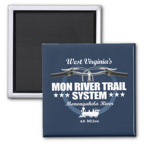 Mon River Trail H2 Magnet