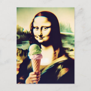 Mona and an ice cream postcard