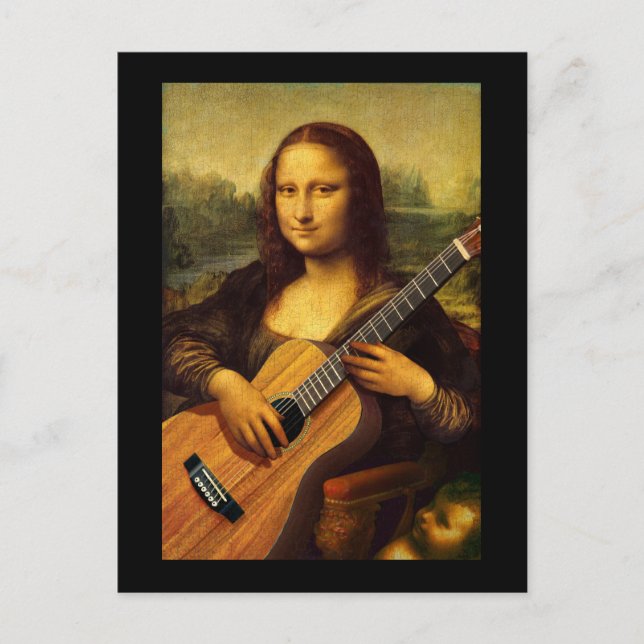 Mona Guitar Postcard (Front)