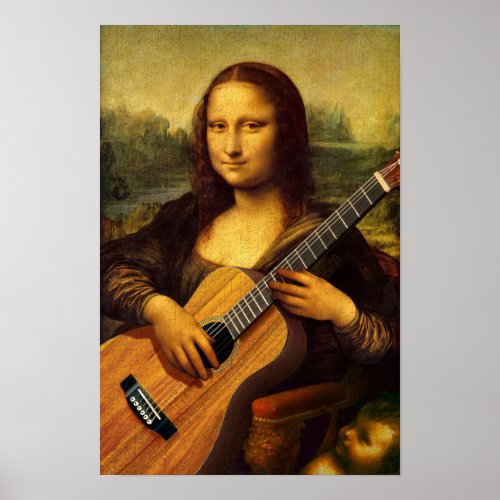 Mona Guitar Poster