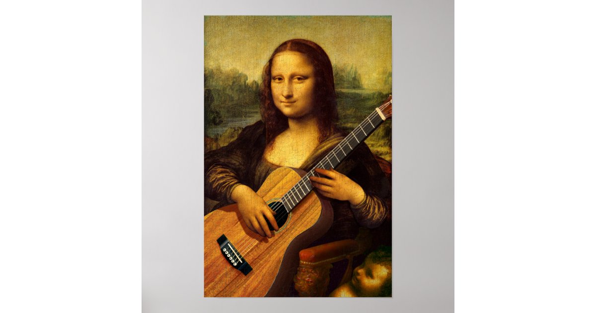 Mona Guitar Poster | Zazzle