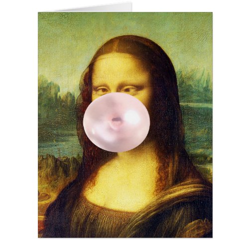 Mona in Love Card