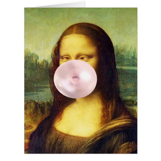 Mona in Love Card (Front)