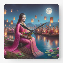 Mona in Roy Krathong Festival Thailand