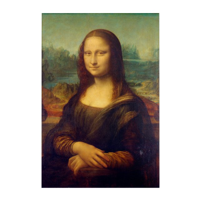 Mona Lisa Acrylic Print (Front)