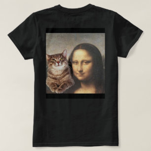 Mona Lisa and cat pal T-Shirt