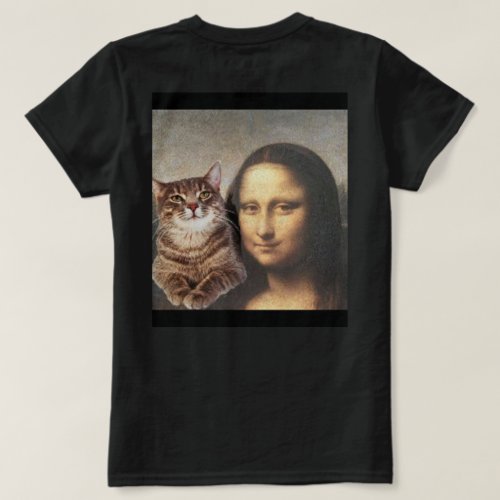 Mona Lisa and cat pal T_Shirt