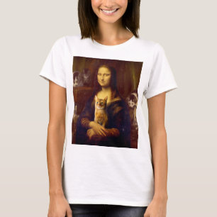 Mona Lisa and her cat                              T-Shirt