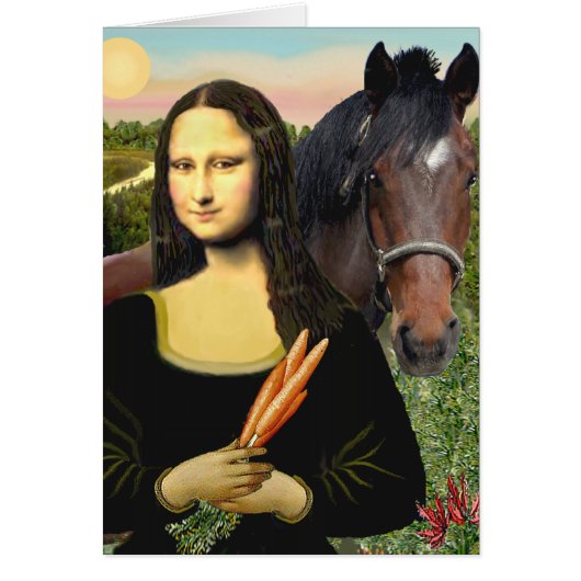 Mona Lisa and her Quarter Horse Cards (Front)