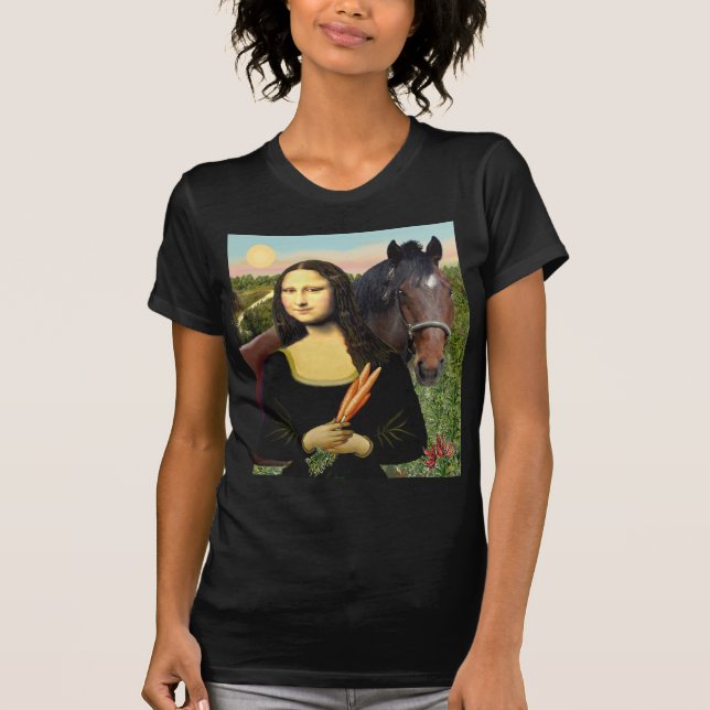 Mona Lisa and her Quarter Horse T-Shirt (Front)