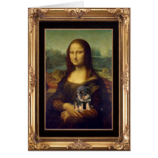 Mona Lisa and Her Rottweiler