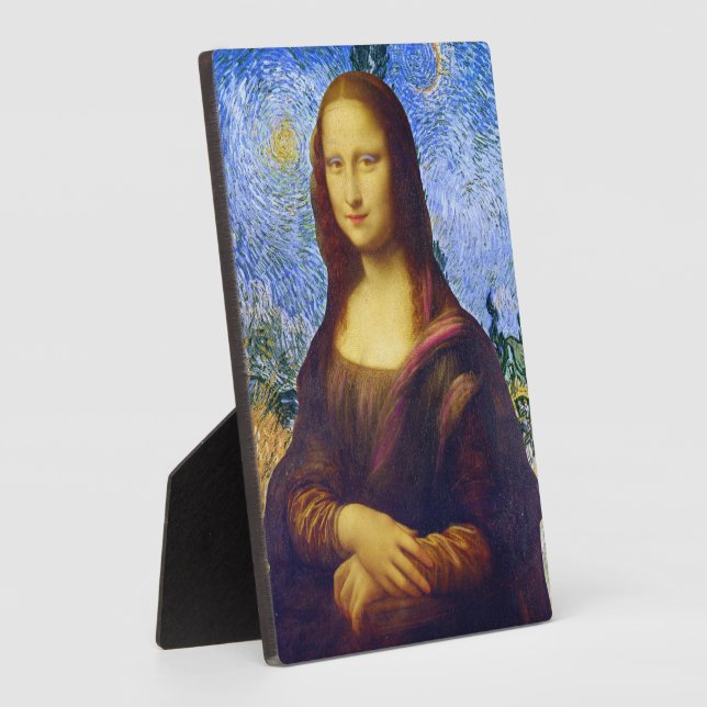 Mona Lisa and Van Gogh Plaque (Side)
