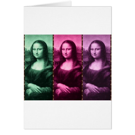 Mona Lisa Animal Print Green Pink Purple (Front)
