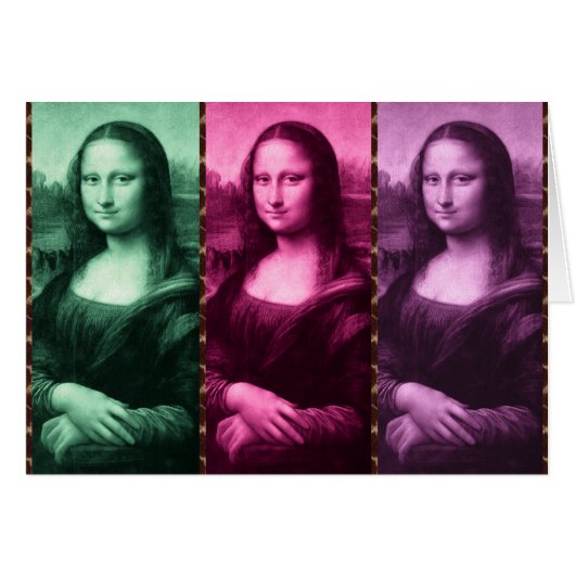 Mona Lisa Animal Print Green Pink Purple (Front Horizontal)