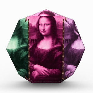 Mona Lisa Animal Print Green Pink Purple Award