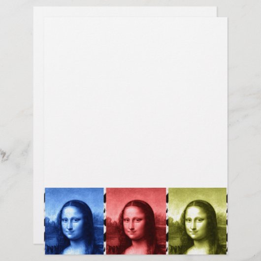 Mona Lisa Animal Print Primary Colors (Front/Back)