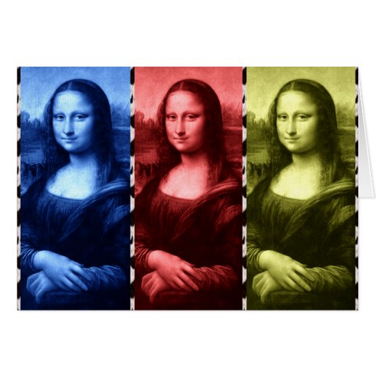 Mona Lisa Animal Print Primary Colors (Front Horizontal)
