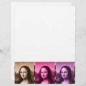 Mona Lisa Animal Print Purple Pink Chocolate (Front/Back)