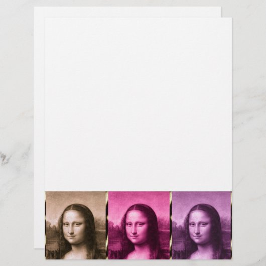 Mona Lisa Animal Print Purple Pink Chocolate (Front/Back)