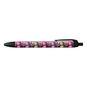 Mona Lisa Animal Print Purple Pink Chocolate Pen