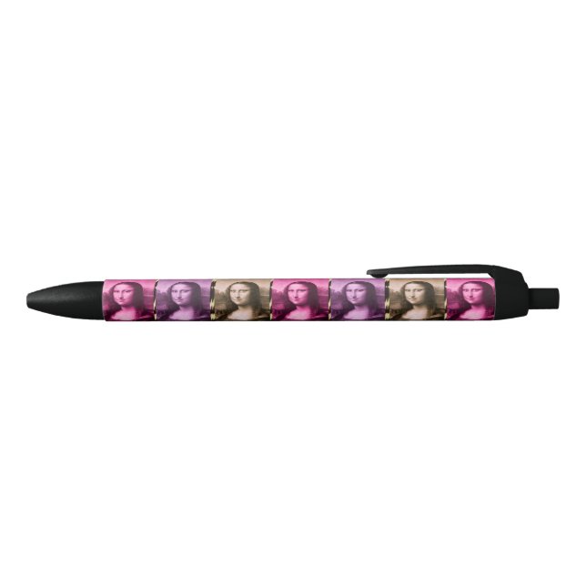 Mona Lisa Animal Print Purple Pink Chocolate Pen (Top)