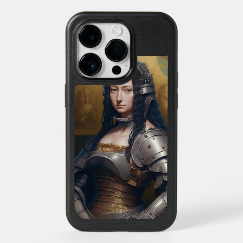 Mona Lisa Anime Style Wearing Armor Iphone Case