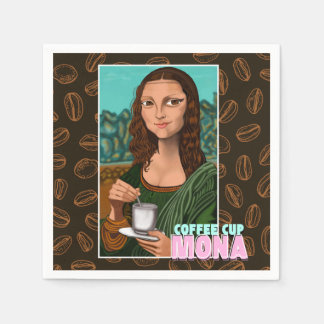 Mona Lisa Art Coffee Edition Napkins
