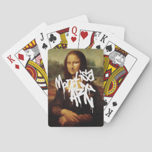 Mona Lisa Art Poker Cards