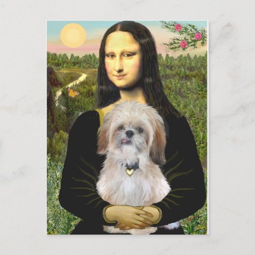 Mona Lisa _ AShih Tzu P Postcard