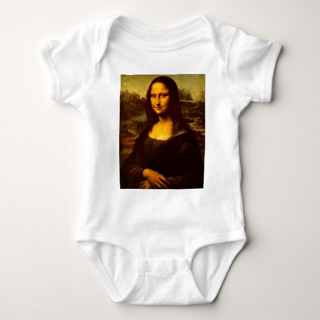 Mona Lisa Baby Bodysuit (Front)
