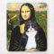 Mona Lisa - black and white cat